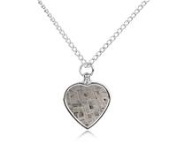 FekiLoot Newspaper Urn Necklace Heart, Cremation Jewelry with Funnel Kit Keepsake,Ashes Necklace for Dog Cat Love Women And Men