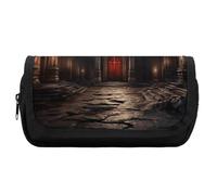 FekiLoot Old Crypt Pencil Case Office Pencil Box Large Capacity Pencil Box Pouch Holder Double Zipper Pencil Case Use to Organize Desktop And Plan Space Home Office