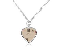 FekiLoot Old Fashioned Mail Urn Necklace Heart, Cremation Jewelry with Funnel Kit Keepsake,Ashes Necklace for Dog Cat Love Women And Men
