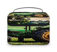 FekiLoot Old Tractor Makeup Bag Large Capacity Travel Cosmetic Bag Lightweight Hand-held Toiletry Bags Portable Cosmetic Pouch Cute Make Up Pouch for Women