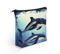 FekiLoot Orca Killer Whale Cosmetic Bag Make Up Bag Storage Bags