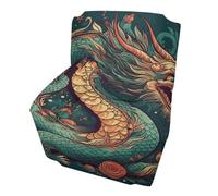 FekiLoot Oriental Dragon Pattern Couch Cover Sofa Cover Sofa Slipcover