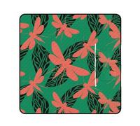 FekiLoot Outdoor Picnic Blanket Waterproof Foldable Beach Blankets Moss Insect Wing Extra Large Lightweight Picnic Mat for Beach, Spring Camping Grass Lawn Park Accessories 200x200cm