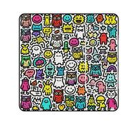 FekiLoot Outdoor Picnic Blanket Waterproof Foldable Beach Blankets Owls Doodle Extra Large Lightweight Picnic Mat for Beach, Spring Camping Grass Lawn Park Accessories 150x150cm