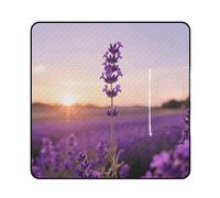 FekiLoot Outdoor Picnic Blanket Waterproof Foldable Beach Blankets Purple Lavender Extra Large Lightweight Picnic Mat for Beach, Spring Camping Grass Lawn Park Accessories 200x200cm