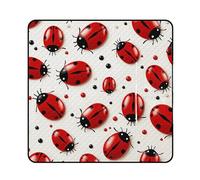FekiLoot Outdoor Picnic Blanket Waterproof Foldable Beach Blankets Red Ladybug Extra Large Lightweight Picnic Mat for Beach, Spring Camping Grass Lawn Park Accessories 200x200cm