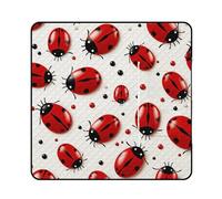 FekiLoot Outdoor Picnic Blanket Waterproof Foldable Beach Blankets Red Ladybug Extra Large Lightweight Picnic Mat for Beach, Spring Camping Grass Lawn Park Accessories 150x150cm