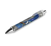FekiLoot Owl Oak Berry Ballpoint Pens Retractable Ball Point Pens Smooth-Flowing Black Ink 0.5mm Writing Pen Black Ink Pen for Men Women 1 PCS