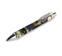 FekiLoot Pad Dachshund Ballpoint Pens Retractable Black Ink Ballpoint Pens 0.5mm Medium Point Smooth Writing Pattern Pen with Super Soft Grip Cute Work Supplies for Men Women 1 PCS
