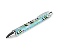 FekiLoot Panda Bamboo Leaf Ballpoint Pens Retractable Ball Point Pens Smooth-Flowing Black Ink 0.5mm Writing Pen Black Ink Pen for Men Women 1 PCS