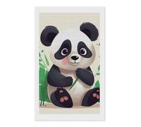 FekiLoot Panda Star Diamond Paintings Kits for Beginners, Gem Dot Crafts for Adults, Full Round Drill Diamond Arts, Diamond Art Kits for Home Wall Decor, Office, Gift 12"x20"