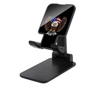 FekiLoot Patriotic Eagle Cell Phone Stand for Desk Foldable Adjustable Mobile Phone Holder Portable Desktop Stand Compatible with Smartphones Ereaders Tablet for Office Travel
