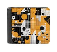 FekiLoot Pattern with Lines Wallet Fashionable Slim Leather Wallet with Multiple Card Slots And Hidden Compartments Wallets