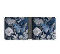 FekiLoot Peaceful Countryside Leather Wallet Double-Sided Different Images Bifold Wallet Ultra Strong Stitching Slim Wallets