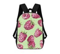 FekiLoot Peach Raspberry Backpack Laptop Computer Bag Large Travel Backpack Custom Print Bookbag Work Casual Daypack