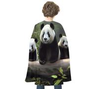 FekiLoot Personalized Cute Panda Halloween Cape for Adult Superhero Capes Funny Prank Cape Vampire Capes Cloak Superhero Costume for Cosplay Holiday Masquerade Party Dress Up