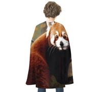 FekiLoot Personalized Red Panda Halloween Cape for Adult Superhero Capes Funny Prank Cape Vampire Capes Cloak Superhero Costume for Cosplay Holiday Masquerade Party Dress Up