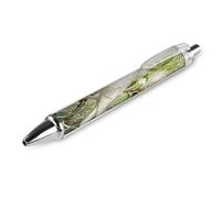 FekiLoot Pigeon Magnolia Bloom Ballpoint Pens Retractable Ball Point Pens Smooth-Flowing Black Ink 0.5mm Writing Pen Black Ink Pen for Men Women 1 PCS