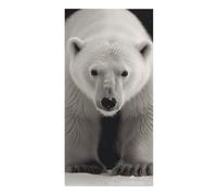 FekiLoot Polar Bear Beach Towels for Women, Soft Absorbent Pool Towel for Men, Large Bath Towels for Travel, Quick Drying Swim Towel for Gift, Camping, Hotel, 30.3"x61.4"