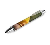 FekiLoot Potato Chips Ballpoint Pens Retractable Black Ink Ballpoint Pens 0.5mm Medium Point Smooth Writing Pattern Pen with Super Soft Grip Cute Work Supplies for Men Women 1 PCS