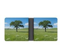 FekiLoot Prairie Lone Tree Wallet for Men Slim Wallets for Men Small Wallets Woman Leather Card Holder Wallet