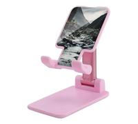 FekiLoot River and Gray Rocks Phone Stand Adjustable Height and Foldable Phone Holders Portable Phones Holder for Desk, Taller Stand Compatible with 4"-13" Smartphones iPad Tablet