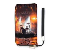 FekiLoot Rock Concert Stage Long Wallet Large Capacity Zipper Purse Ladies Multi-card Slot Coin Phone Travel Pocket