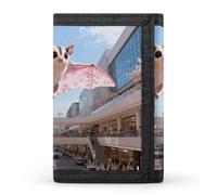 FekiLoot Sakura Sugar Glider Mall Slim Wallet Trifold Wallet Credit Card Holder Wallets Stylish Money Clip for Men Women