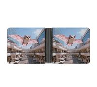FekiLoot Sakura Sugar Glider Mall Wallet for Men Slim Wallets for Men Small Wallets Woman Leather Card Holder Wallet