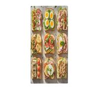 FekiLoot Sandwich Encyclopedia Towel Light Weight Coral Fleece Bath Towels Ultra Soft and Highly Absorbent Towel Quick Drying Skin-Friendly Towels for Body Sport Yoga SPA