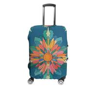 FekiLoot Scottish Thistle Travel Luggage Cover Anti-Scratch Suitcase Cover Elastic Luggage Protector Fits 19-28 Inch Case, white, M, Stylish