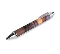 FekiLoot Sea Turtle Sunset Ballpoint Pens Retractable Black Ink Ballpoint Pens 0.5mm Medium Point Smooth Writing Pattern Pen with Super Soft Grip Cute Work Supplies for Men Women 1 PCS