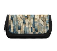 FekiLoot Shape Pattern Pencil Case Office Pencil Box Large Capacity Pencil Box Pouch Holder Double Zipper Pencil Case Use to Organize Desktop And Plan Space Home Office