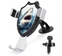 FekiLoot Shark in The Sea Car Phone Mount for Dashboard/Vent/Windshield Auto-Clamping Gravity Sensor Truck Stand Cradle 90° Rotation Phone Holder Fits 4-6" Phones