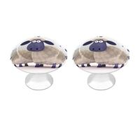 FekiLoot Sheep Cabinet Knobs for Kitchen Ornament, Round Zinc Decorative Drawer Pulls for Cabinets Trendy, Dresser Drawers Pulls Bathroom Dresser Knob with Screw