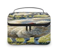 FekiLoot Sheeps Watercolor Makeup Bag Large Capacity Travel Cosmetic Bag Lightweight Hand-held Toiletry Bags Portable Cosmetic Pouch Cute Make Up Pouch for Women