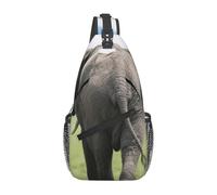 FekiLoot Sling Bag For Women Men,Funny Elephant Crossbody Shoulder Bag Sling Backpack Chest Bag Travel Hiking Casual Sport Daypack