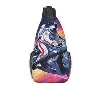 FekiLoot Sling Bag For Women Men,Space Astronaut Crossbody Shoulder Bag Sling Backpack Chest Bag Travel Hiking Casual Sport Daypack