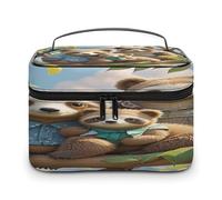 FekiLoot Sloth Family Makeup Bag Large Capacity Travel Cosmetic Bag Lightweight Hand-held Toiletry Bags Portable Cosmetic Pouch Cute Make Up Pouch for Women