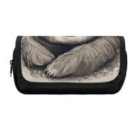FekiLoot Sloth My Spirit Animal Pencil Case Office Pencil Box Large Capacity Pencil Box Pouch Holder Double Zipper Pencil Case Use to Organize Desktop And Plan Space Home Office
