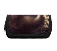 FekiLoot Sloth with Sunglasses Pencil Case Portable Zipper Large Capacity Pencil Bag Handheld Multi Function Portable Pencil Pouch Organizer for Family Office Supplies