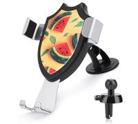 FekiLoot Summer Watermelon Car Phone Holder Mount Strongest Suction & Clip Cell Phone Mount for Dashboard Windshield Vent Fits 4-6" Phones (Straight Vent Only)