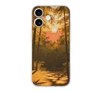 FekiLoot Sunset Bamboo Grove for iPhone 17 Case Full Camera Protection TPU Slim Shockproof with Anti-Fingerprint Phone Cover