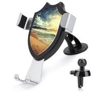 FekiLoot Sunset on The Beach Car Phone Mount for Dashboard/Vent/Windshield Auto-Clamping Gravity Sensor Truck Stand Cradle 90° Rotation Phone Holder Fits 4-6" Phones