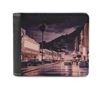 FekiLoot The Old Hollywood PU Leather Wallet Bifold Wallet Front Pocket Wallets Fashion Purse Slim Billfold Credit Card Holder