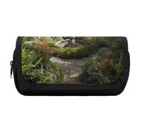 FekiLoot There Are Many Plants Pencil Case Office Pencil Box Large Capacity Pencil Box Pouch Holder Double Zipper Pencil Case Use to Organize Desktop And Plan Space Home Office