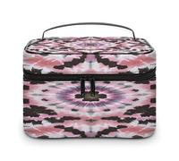 FekiLoot Tie Dye Makeup Bag Large Capacity Travel Cosmetic Bag Lightweight Hand-held Toiletry Bags Portable Cosmetic Pouch Cute Make Up Pouch for Women