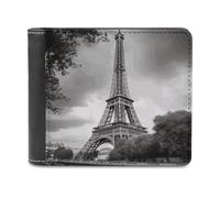 FekiLoot Tower Paris PU Leather Wallet Bifold Wallet Front Pocket Wallets Fashion Purse Slim Billfold Credit Card Holder