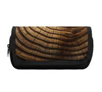 FekiLoot Tree Rings Pencil Case Office Pencil Box Large Capacity Pencil Box Pouch Holder Double Zipper Pencil Case Use to Organize Desktop And Plan Space Home Office
