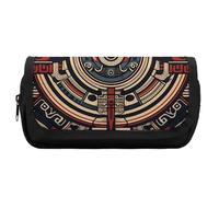 FekiLoot Tribal Pattern Pencil Case Office Pencil Box Large Capacity Pencil Box Pouch Holder Double Zipper Pencil Case Use to Organize Desktop And Plan Space Home Office